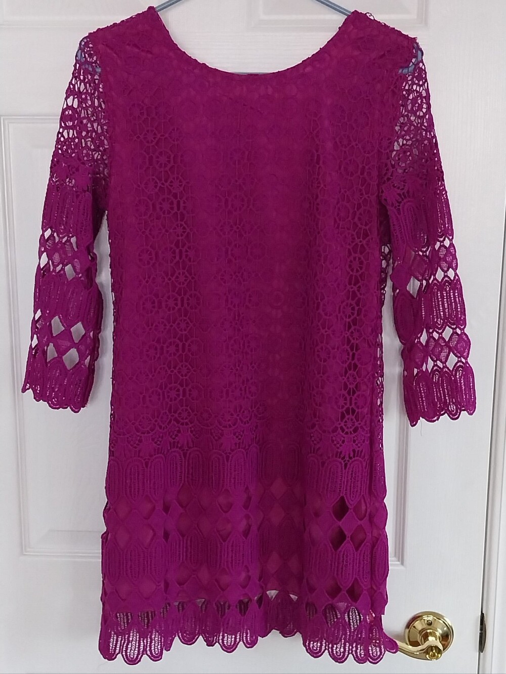 🎀🌷Beautiful  Crochet Lace Dress